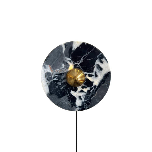Marisol Marble Plug-in Wall Lamp