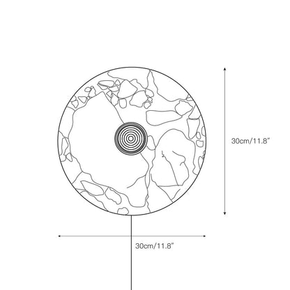 Marisol Marble Plug-in Wall Lamp