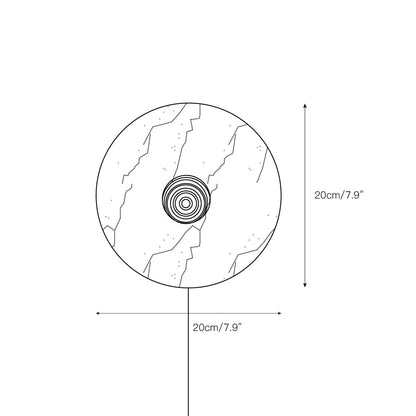 Marisol Marble Plug-in Wall Lamp
