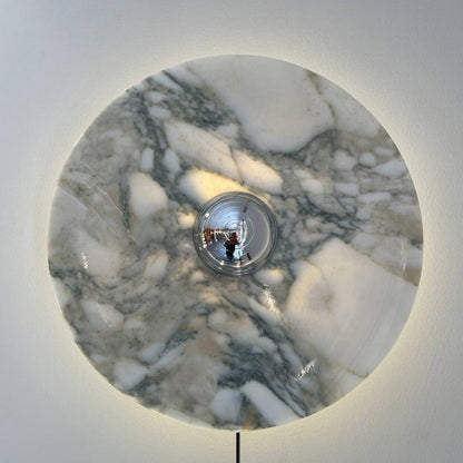 Marisol Marble Plug-in Wall Lamp