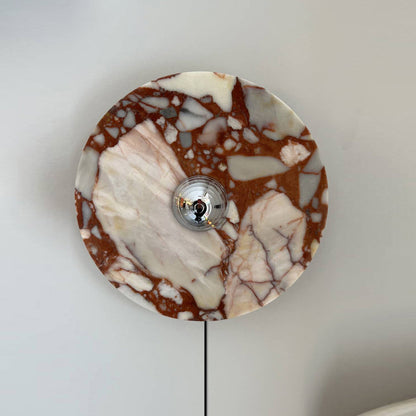 Marisol Marble Plug-in Wall Lamp