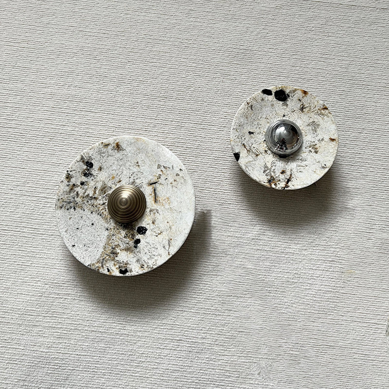 Marisol Round Marble Wall Lamp