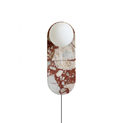Marisol Red Plug-in Wall Lamp