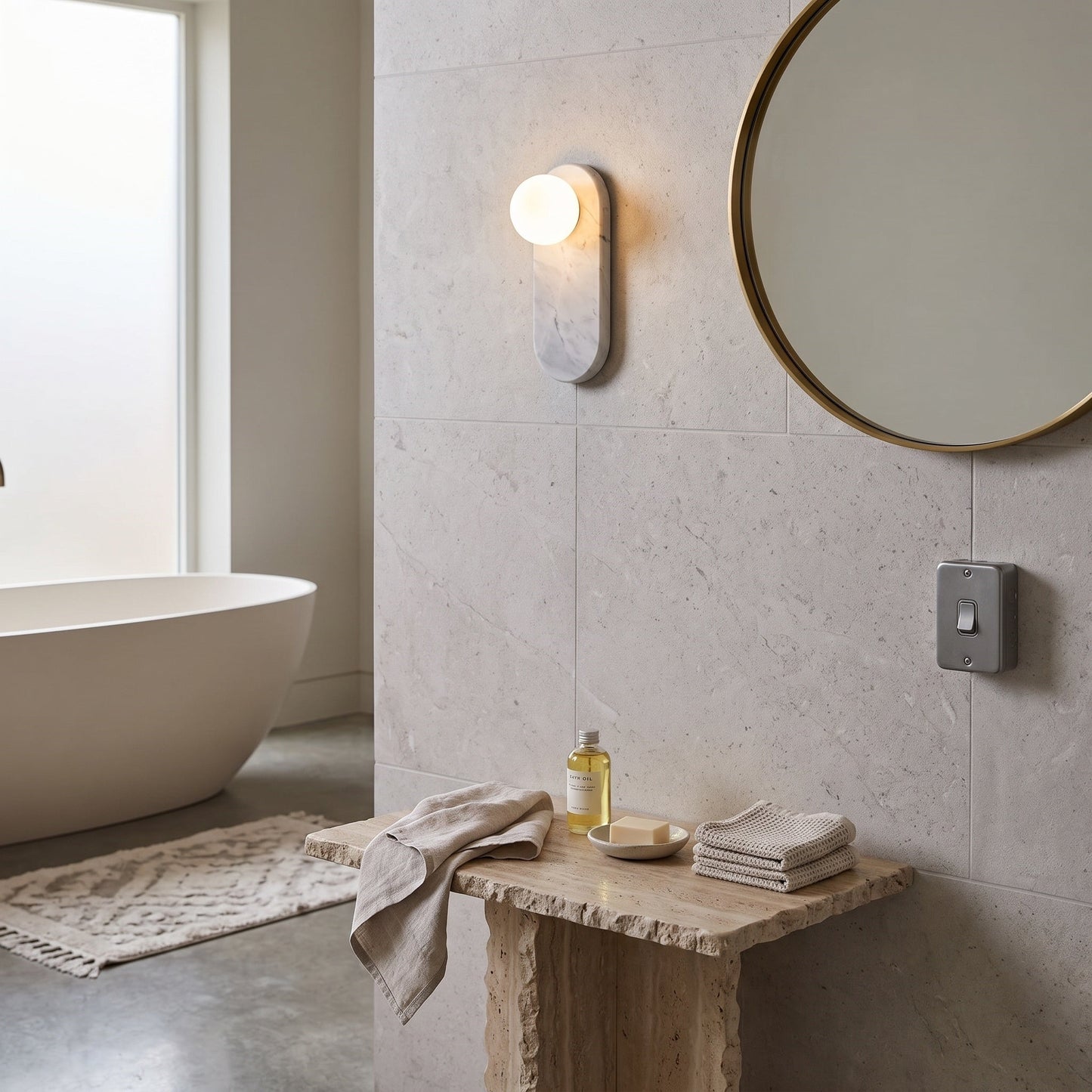Marisol White Wall Sconce