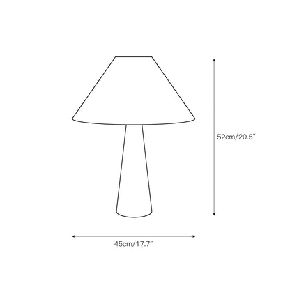 Elmai Travertine Table Lamp