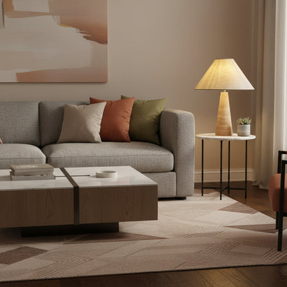 Elmai Travertine Table Lamp