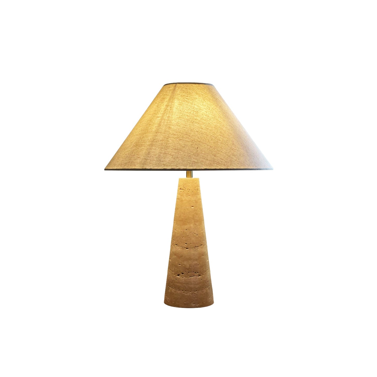 Elmai Travertine Table Lamp