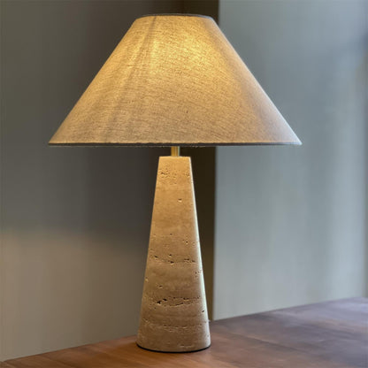 Elmai Travertine Table Lamp
