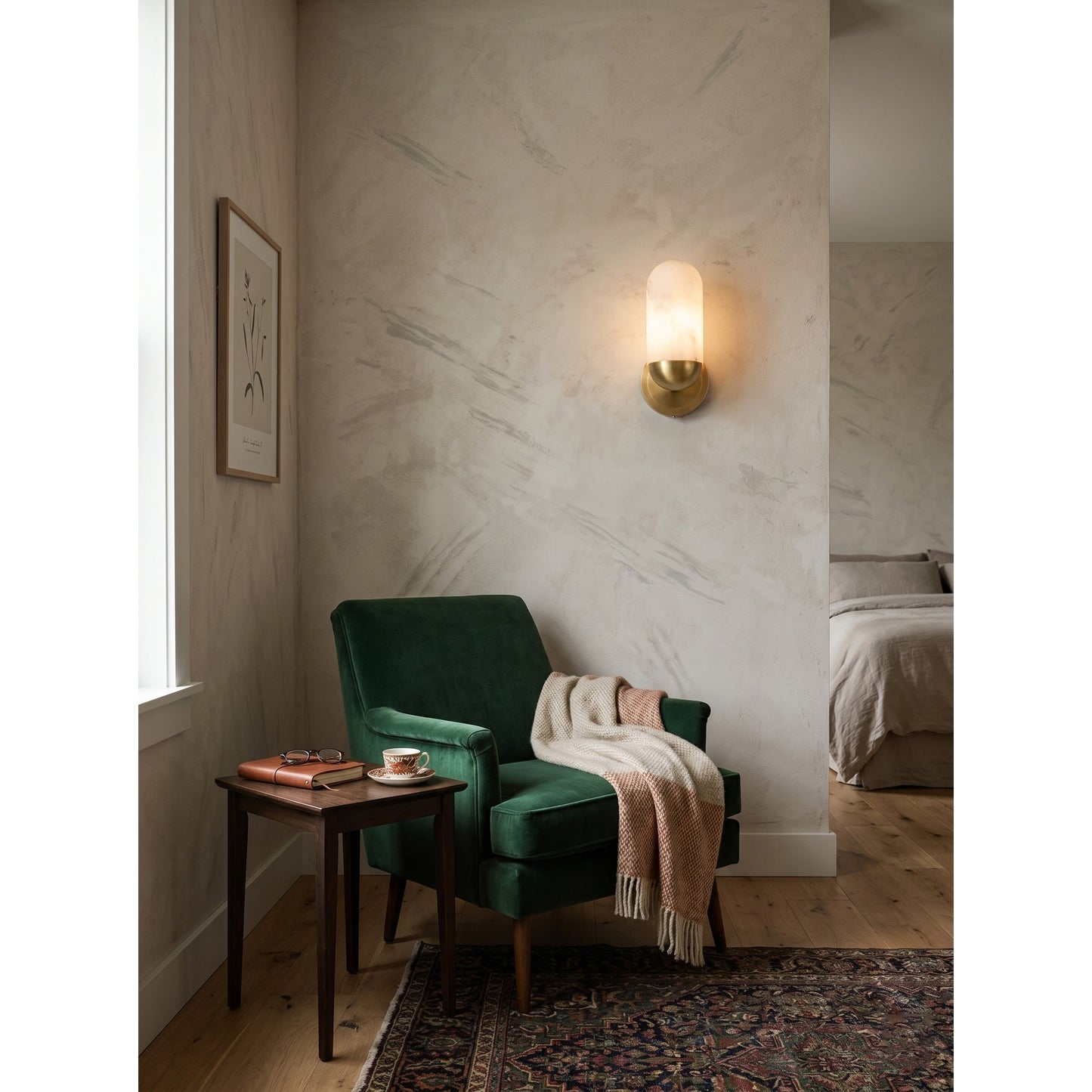 Calien Alabaster Wall Lamp