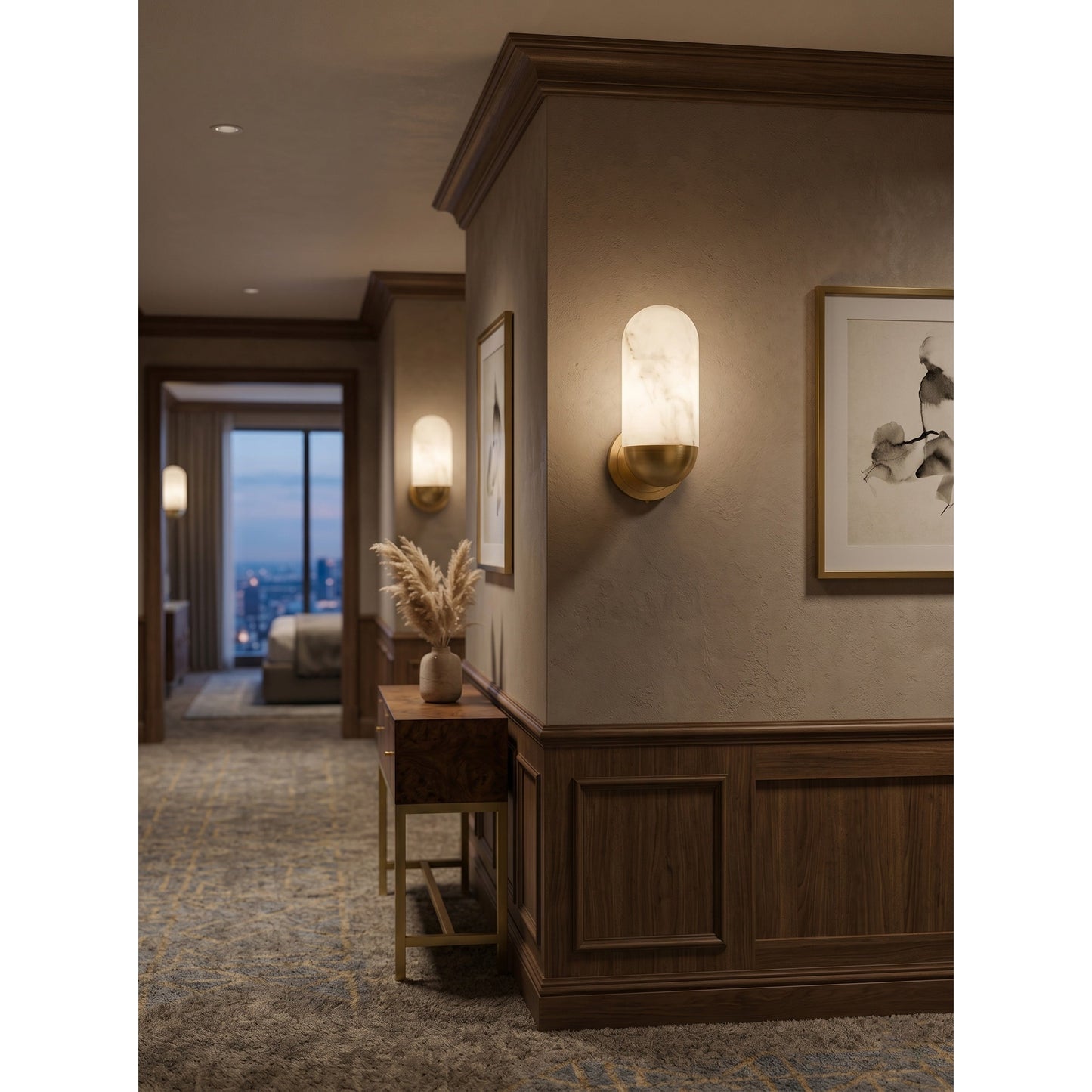Calien Alabaster Wall Lamp