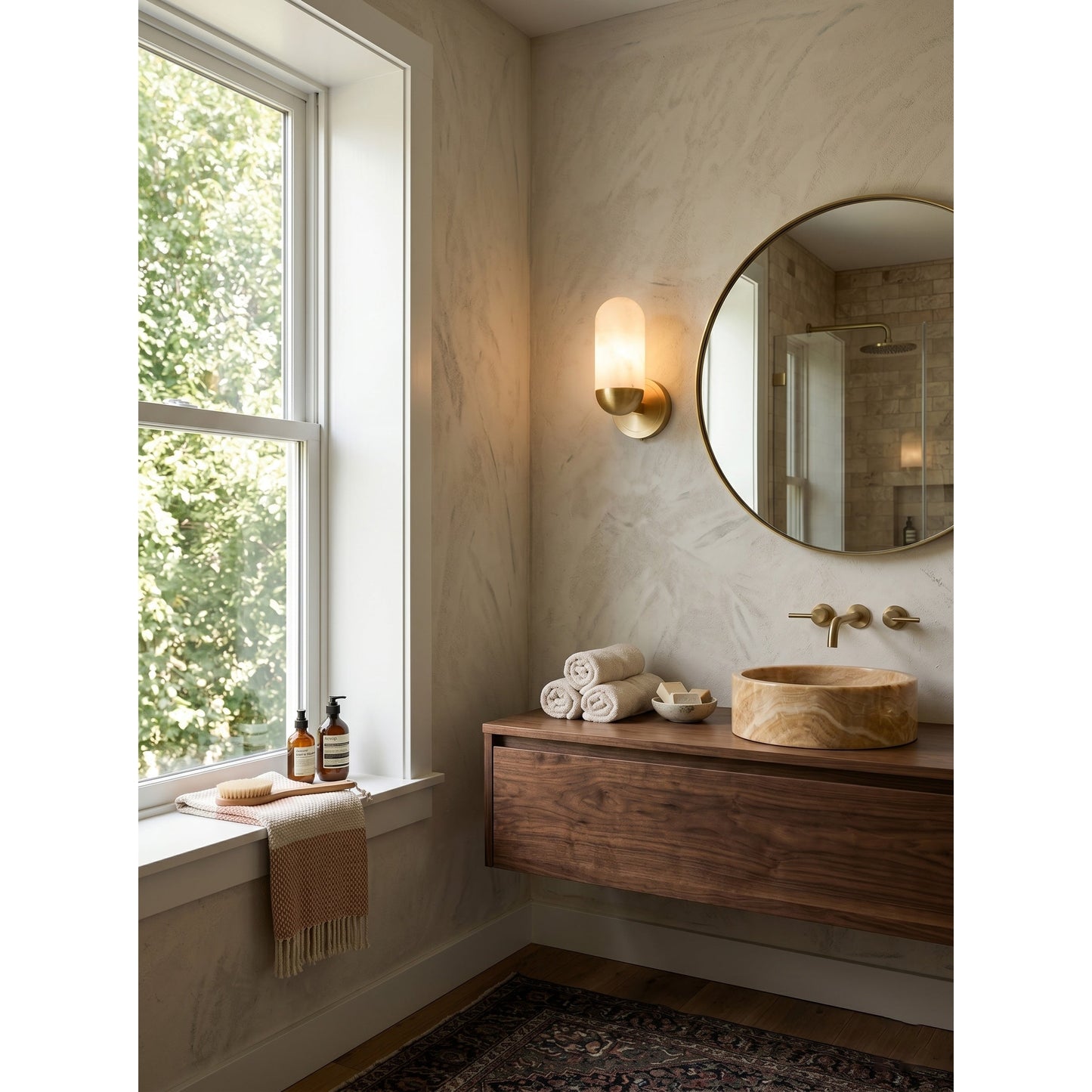 Calien Alabaster Wall Lamp
