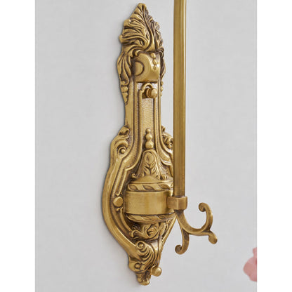 Everard Glass Rose Wall Sconce