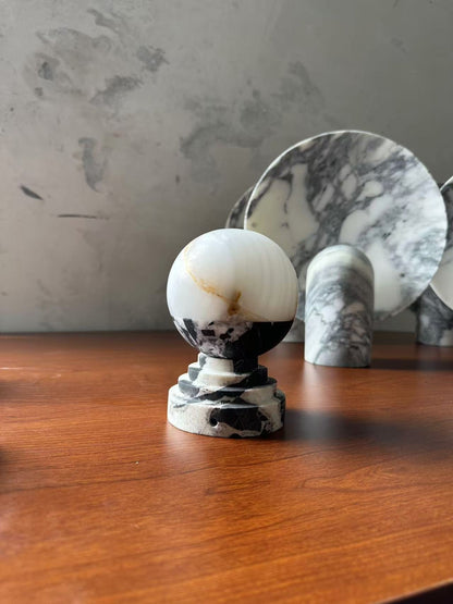 Maron Marble Table Lamp