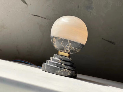 Maron Marble Table Lamp
