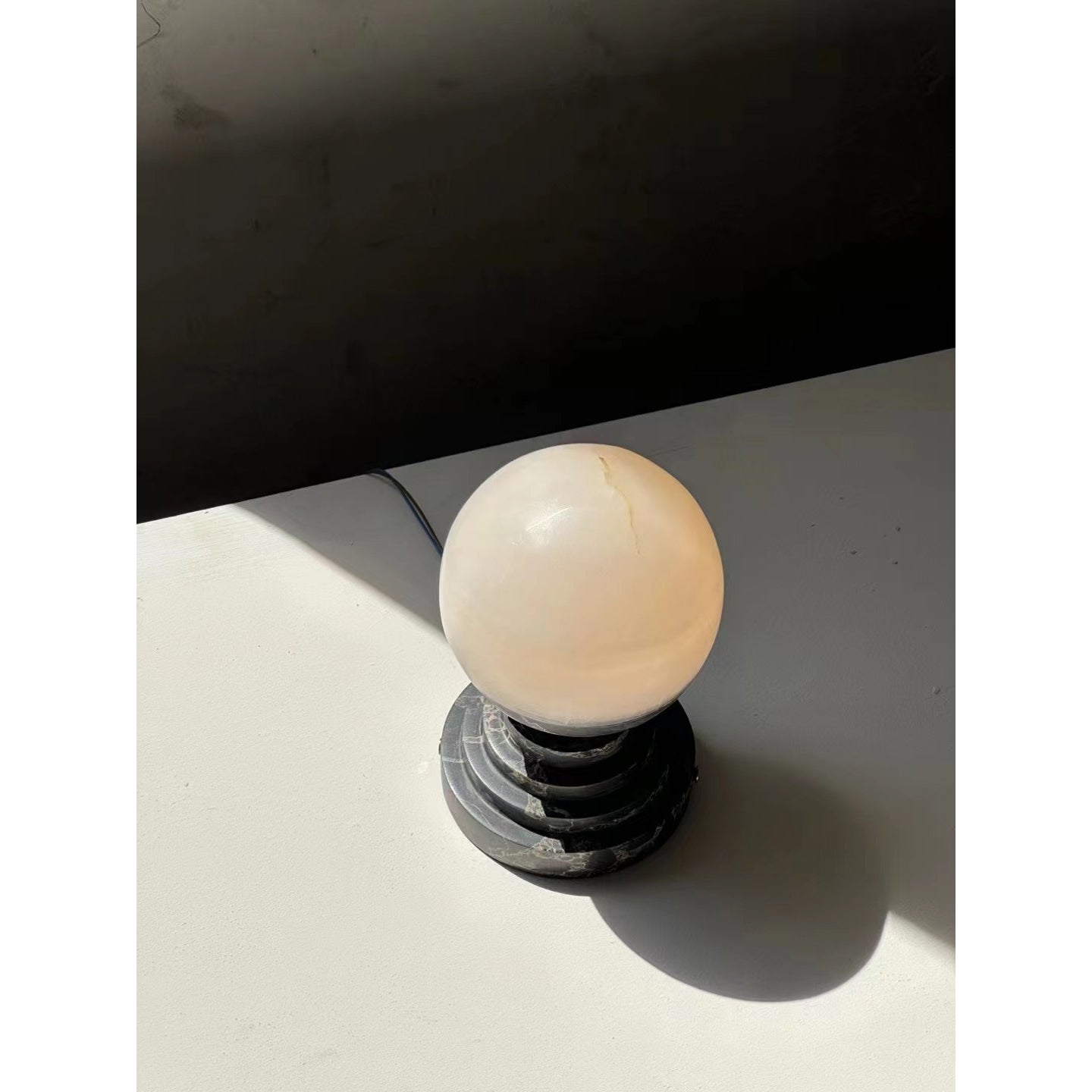 Maron Marble Table Lamp