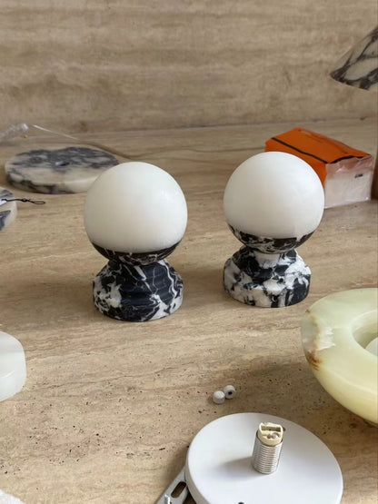 Maron Marble Table Lamp