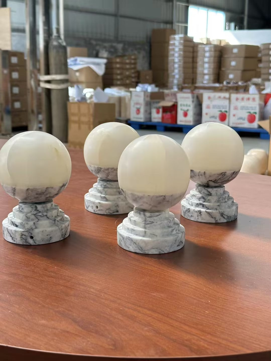 Maron Marble Table Lamp