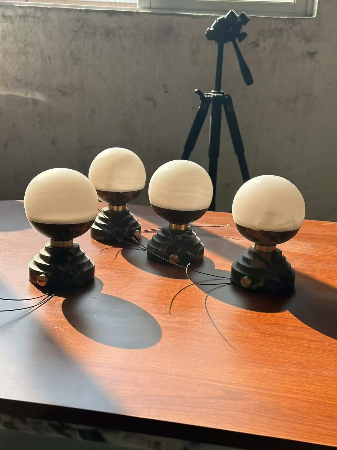 Maron Marble Table Lamp