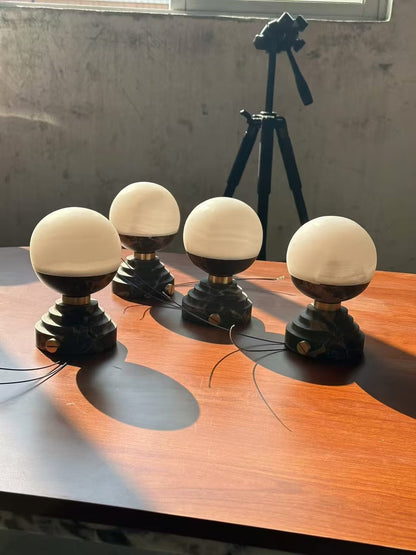 Maron Marble Table Lamp