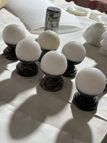 Maron Marble Table Lamp
