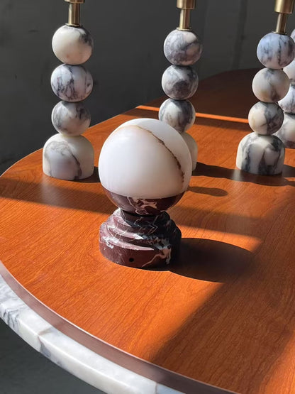 Maron Marble Table Lamp