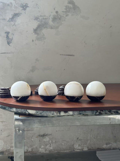 Maron Marble Table Lamp