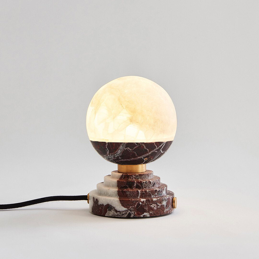Maron Marble Table Lamp