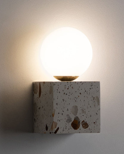 Elmine Terrazzo Cube Wall Sconce