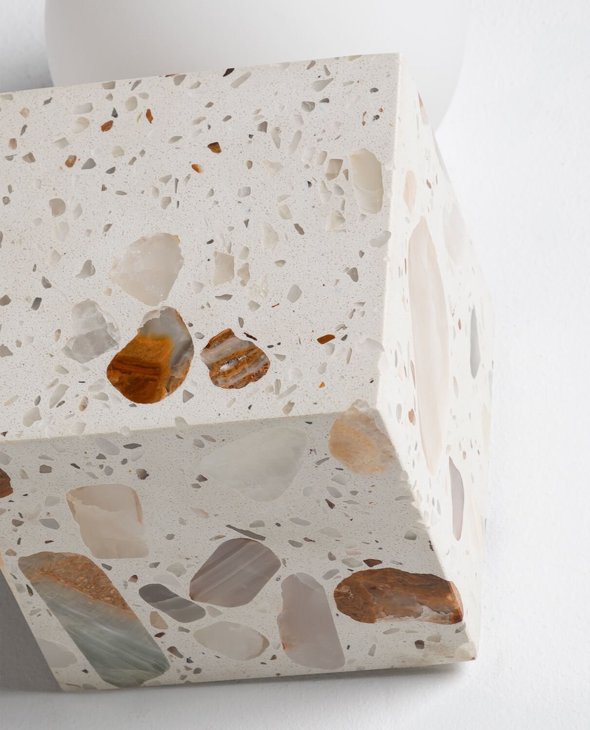 Elmine Terrazzo Cube Wall Sconce
