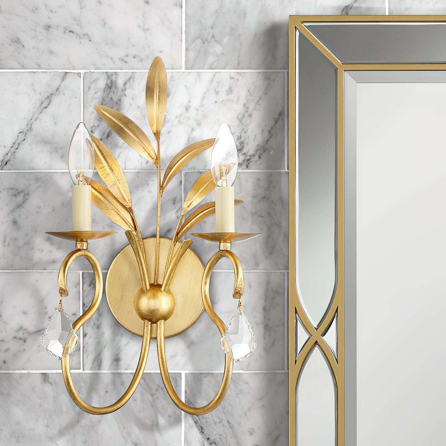 Belique Crystal Sconces