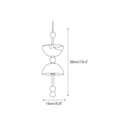 Fairholm Alabaster Pendant Lamp