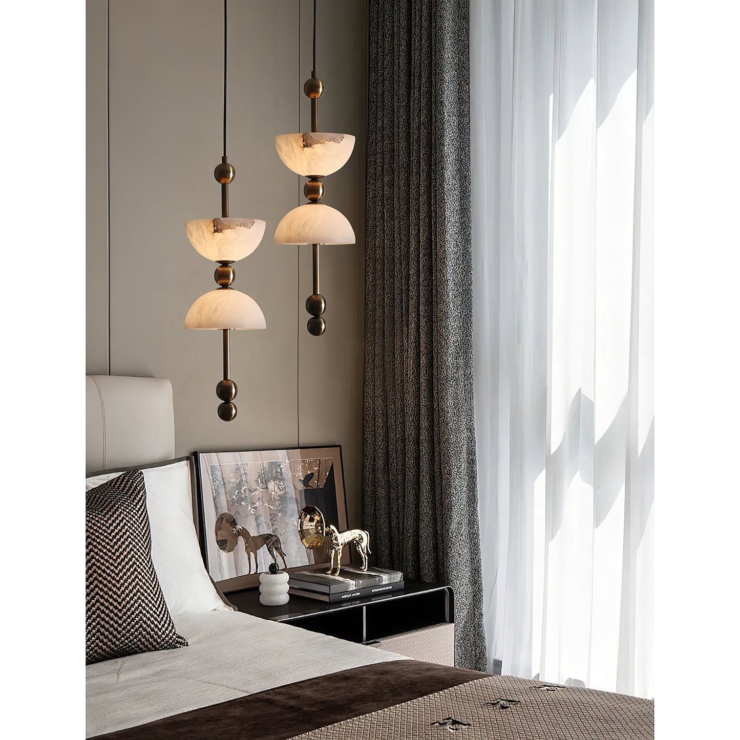 Fairholm Alabaster Pendant Lamp