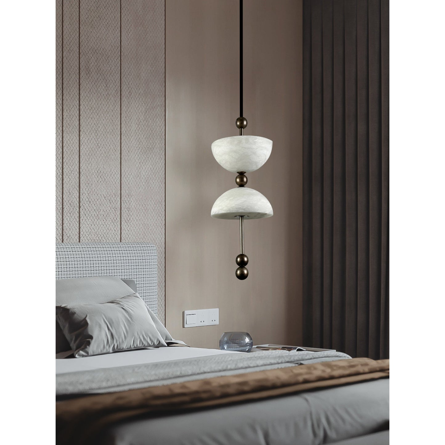 Fairholm Alabaster Pendant Lamp