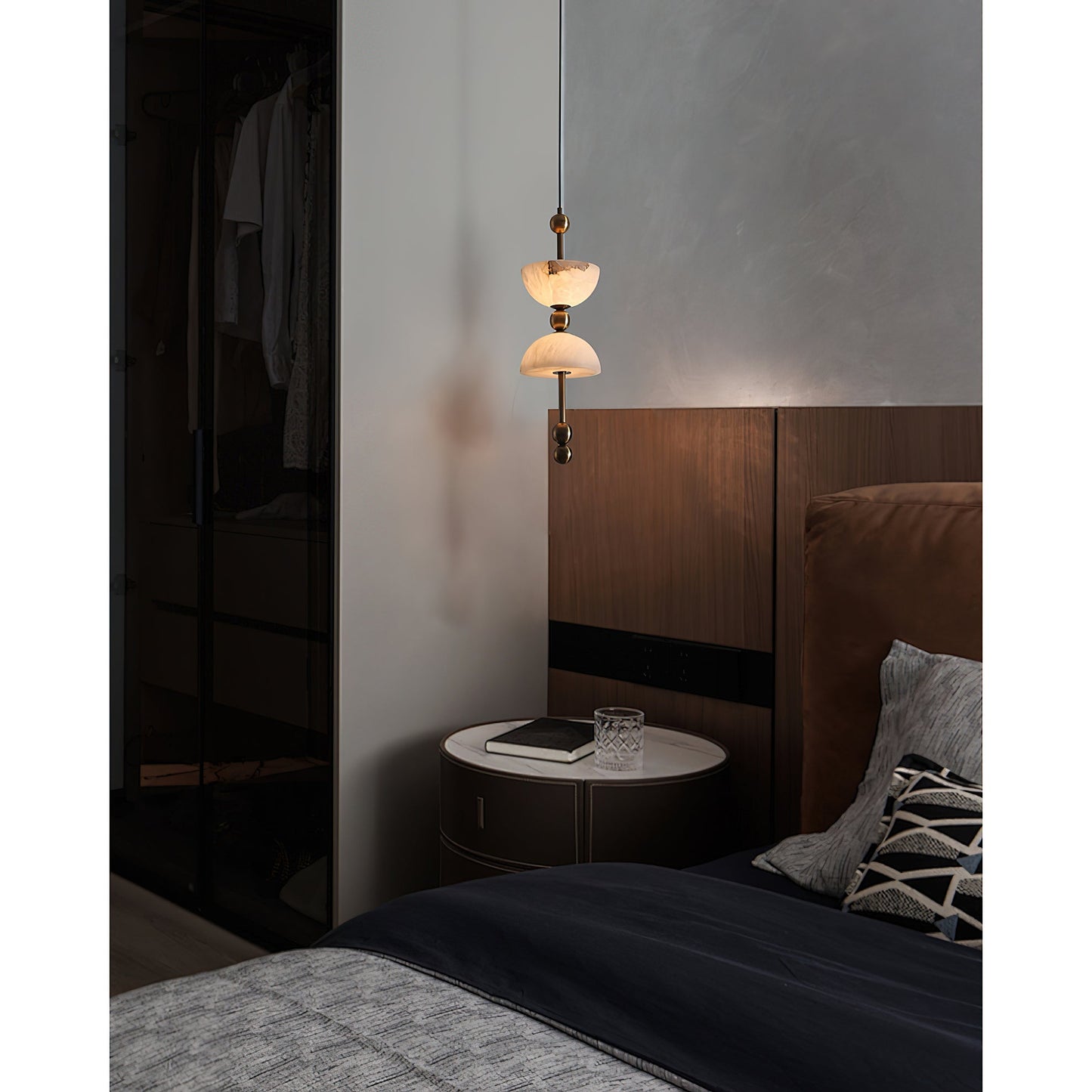 Fairholm Alabaster Pendant Lamp