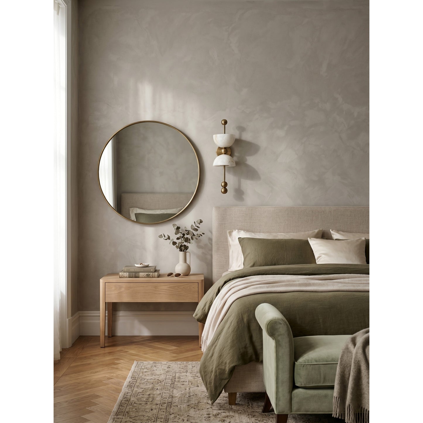Fairholm Alabaster Wall Lamp