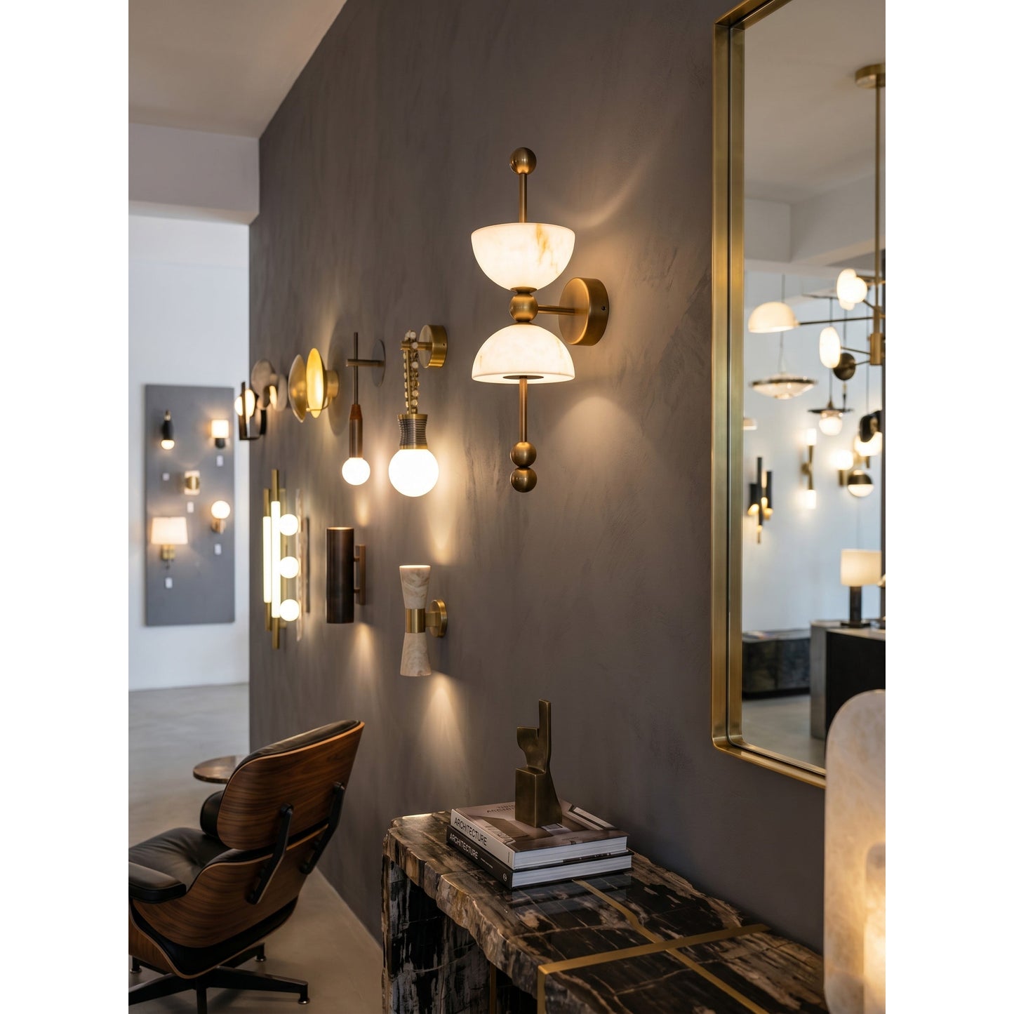 Fairholm Alabaster Wall Lamp