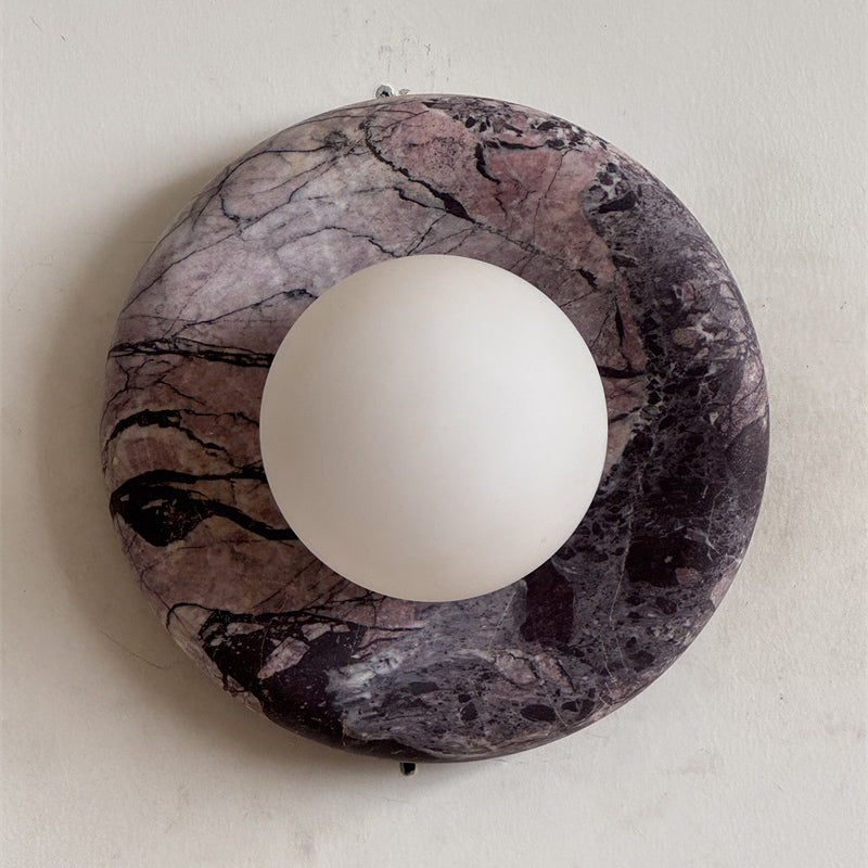 Solene Grey Marble Wall Sconce