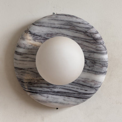 Solene Grey Marble Wall Sconce