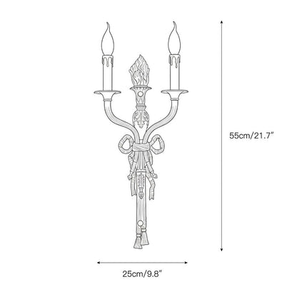 Velola Brass Wall Lamp