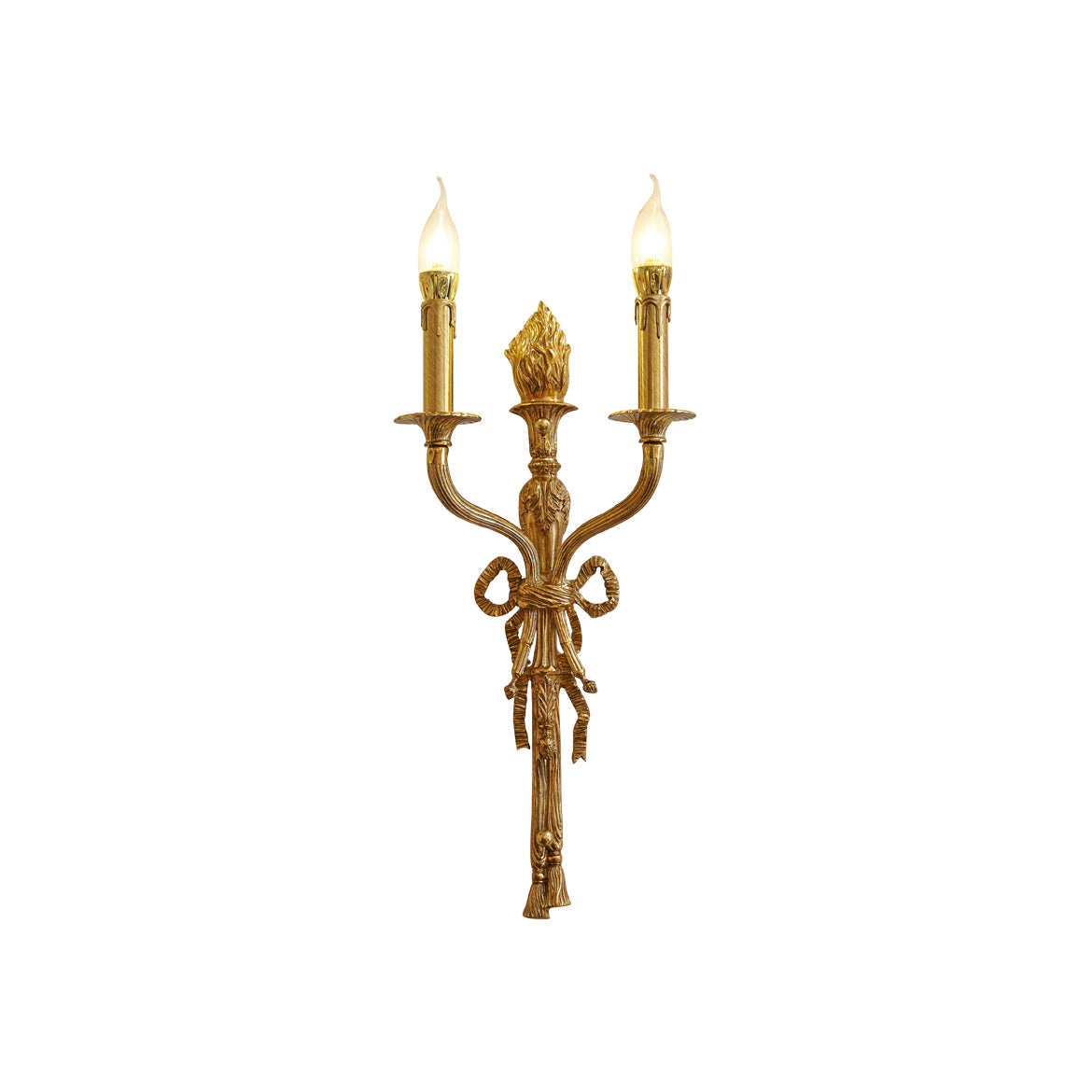 Velola Brass Wall Lamp