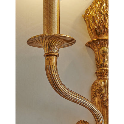 Velola Brass Wall Lamp