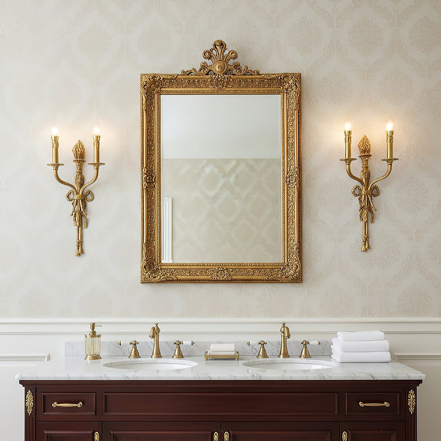 Velola Brass Wall Lamp