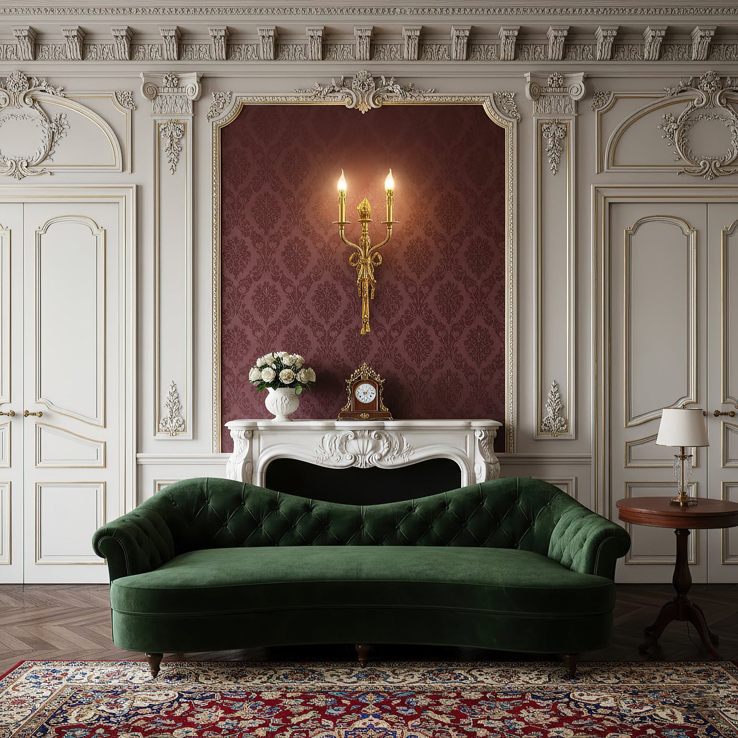 Velola Brass Wall Lamp