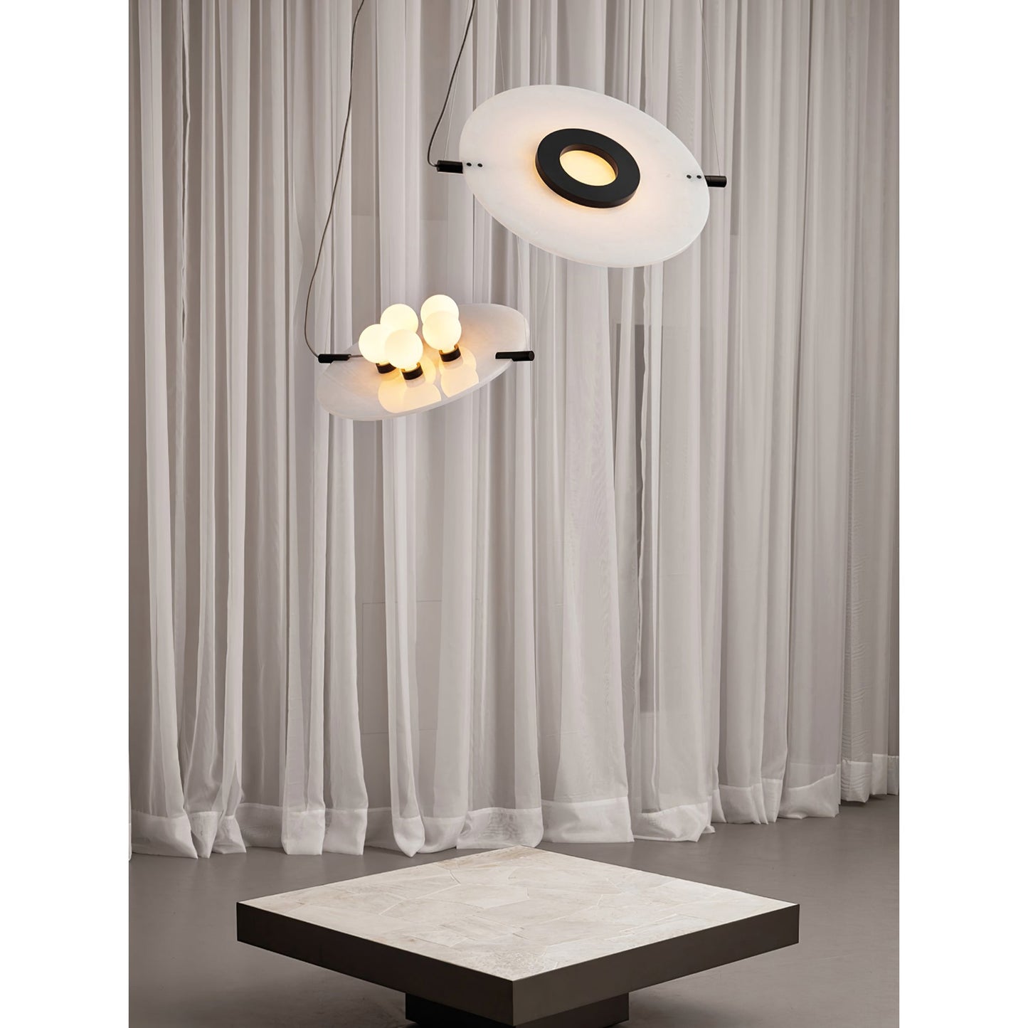 Hesai Alabaster Pendant Lamp