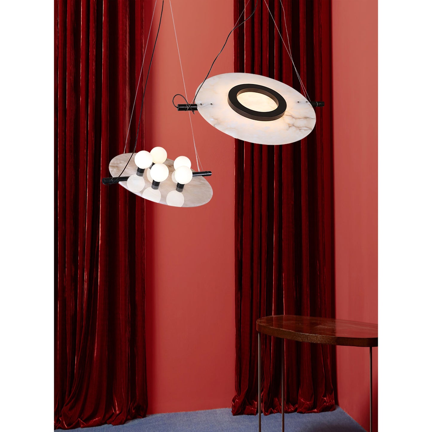 Hesai Alabaster Pendant Lamp
