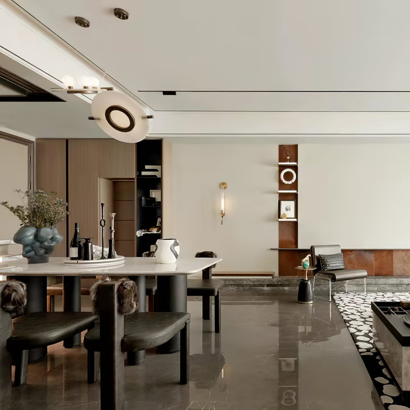 Hesai Alabaster Pendant Lamp