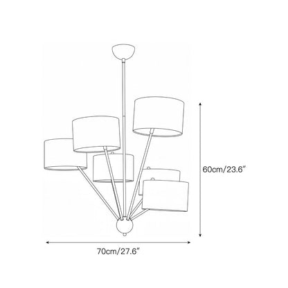 Mantis Fabric Chandelier