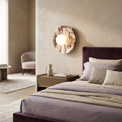 Solara Marble Wall Lamp