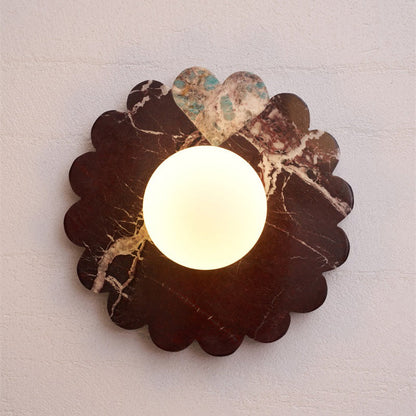 Marble Travertine Onyx Wall Lamp