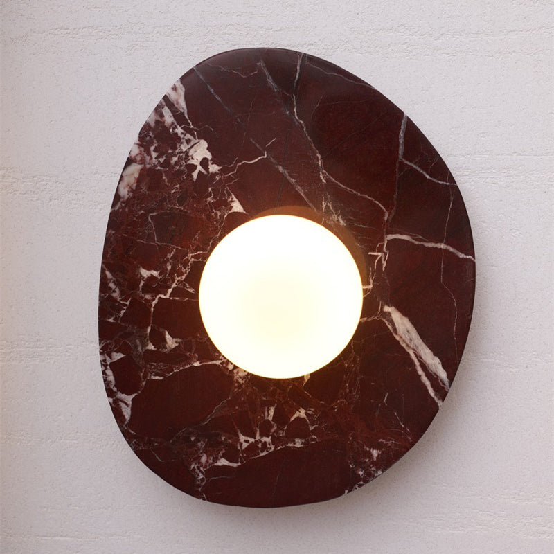 Marble Travertine Onyx Wall Lamp